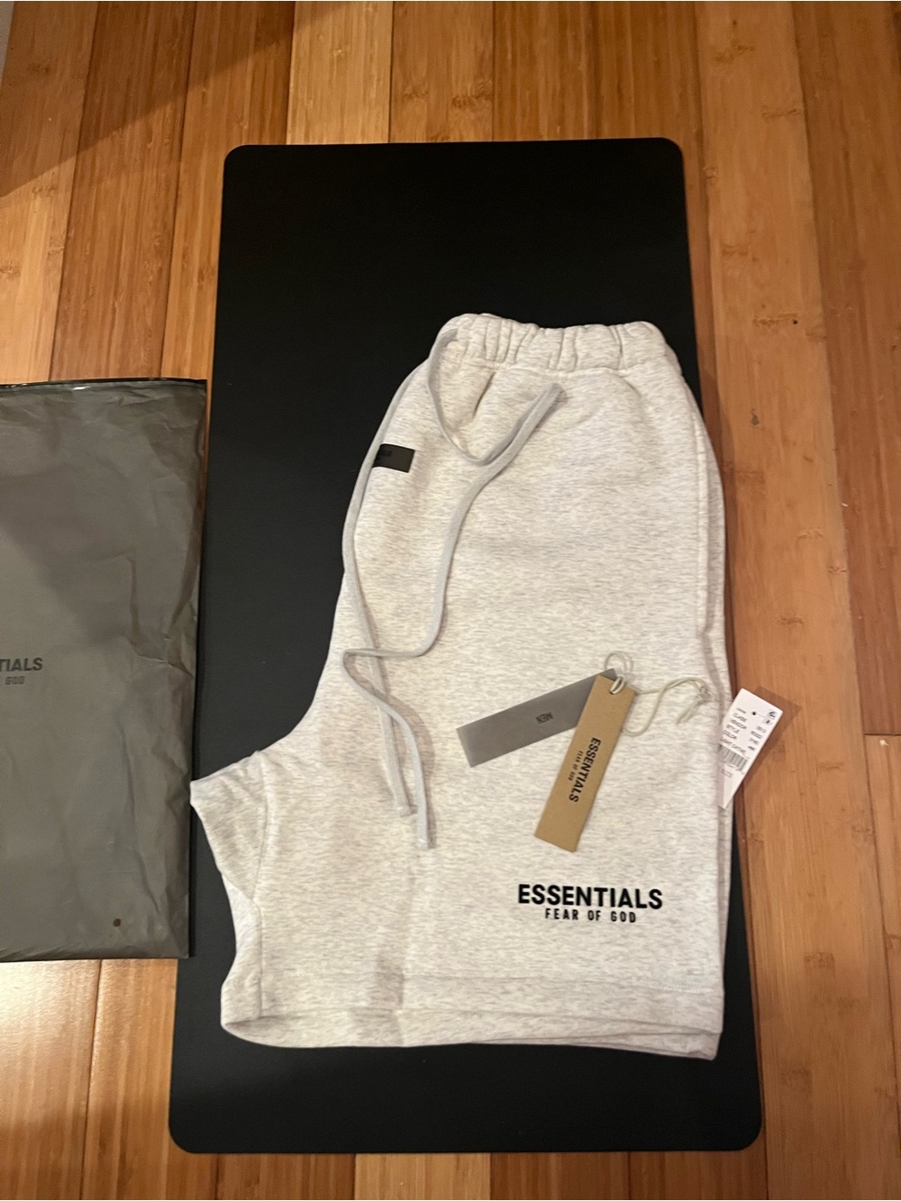 Fear of God ESSENTIALS Men’s Heather Gray Athletic Shorts